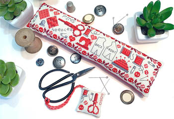 Vintage Sewing Set - Cross Stitch Pattern