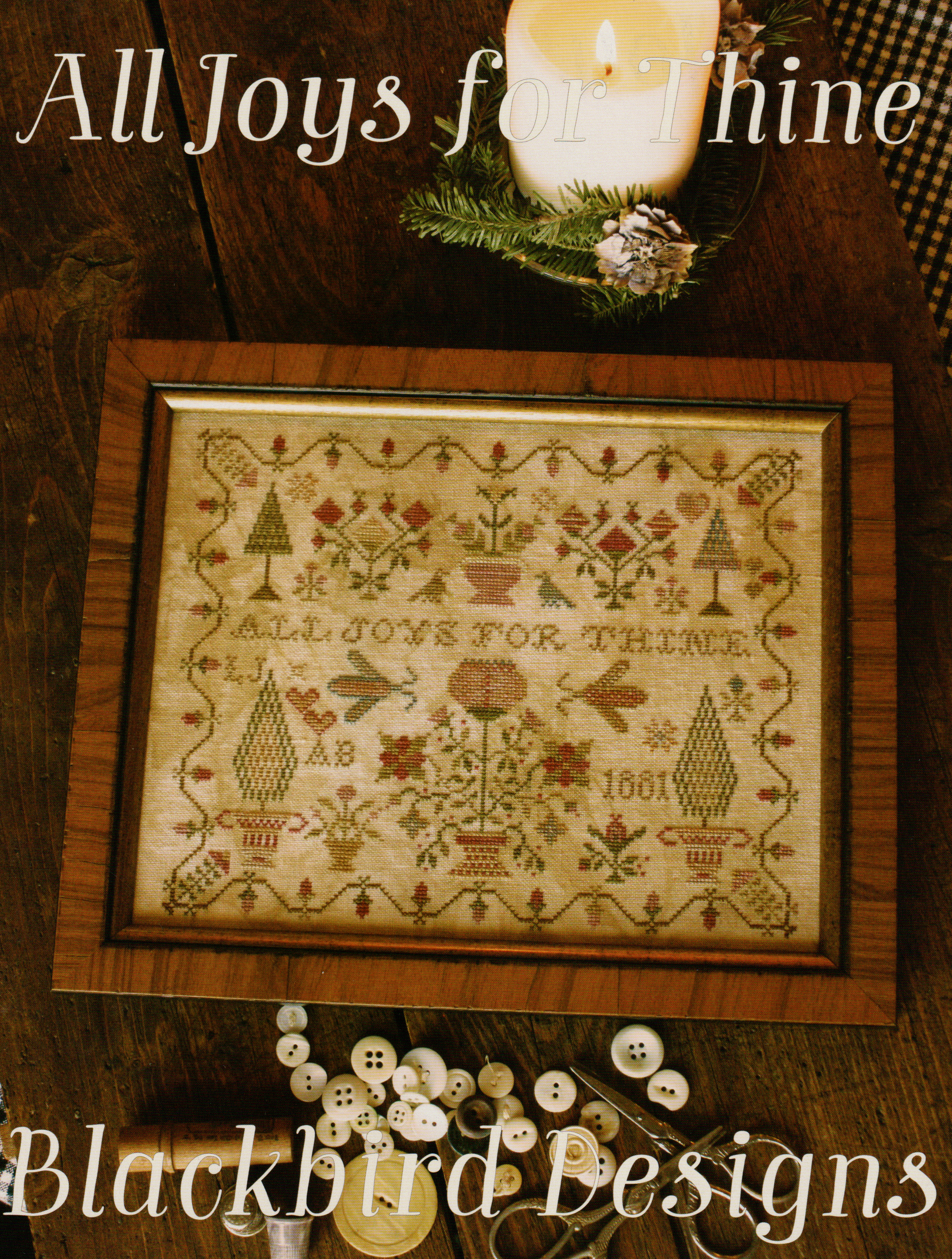 All Joys for Thine - Cross Stitch Pattern