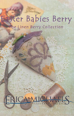 Easter Babies Berry LINEN - Cross Stitch Pattern