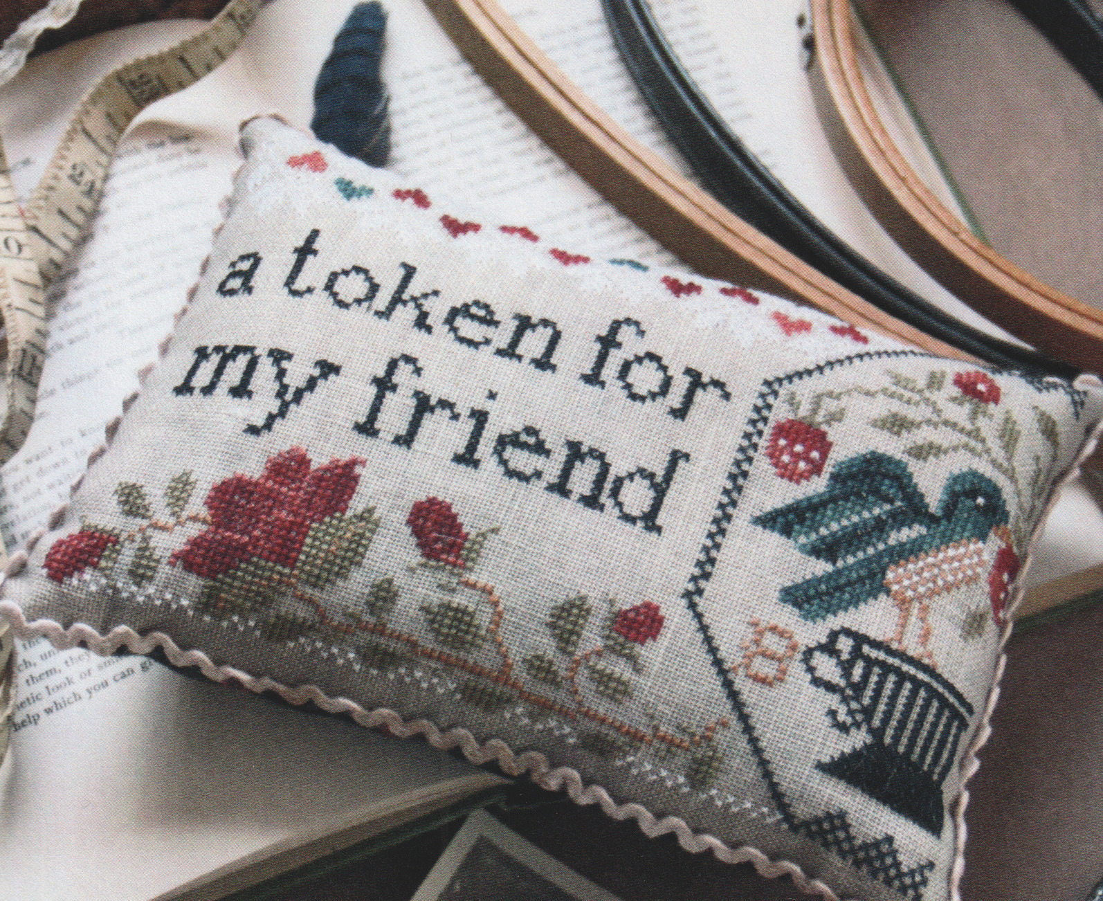 Sewn in Friendship - Cross Stitch Pattern