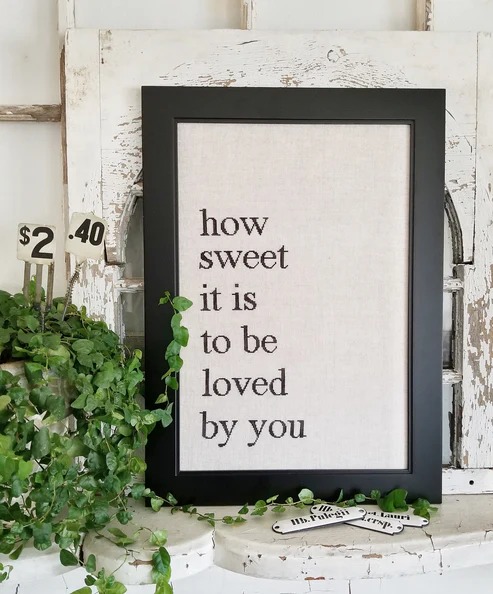 Loved by You - Cross Stitch Pattern