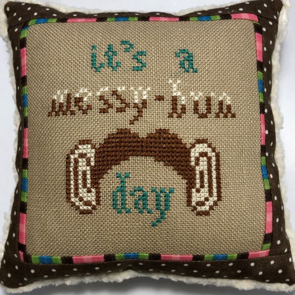 Messy Bun Day - Cross Stitch Pattern