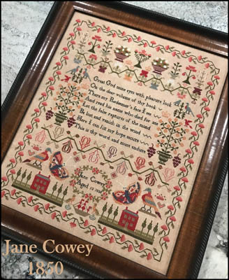 Jane Cowey 1850 - Cross Stitch Pattern