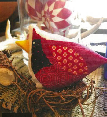 Red Bird - Cross Stitch Pattern