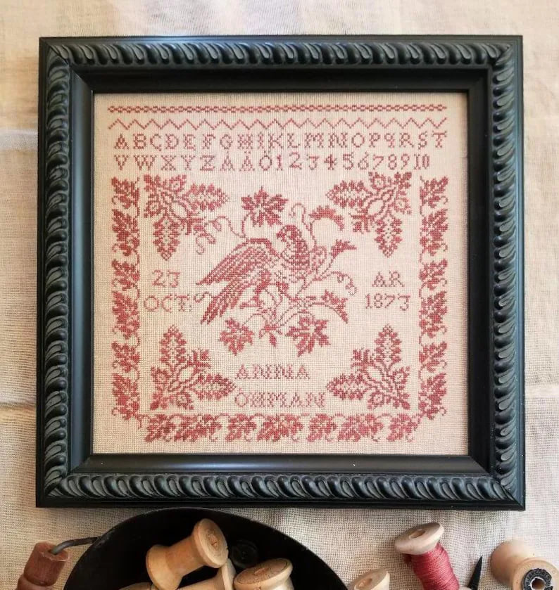 Anna Ohman 1873 - Cross Stitch Pattern