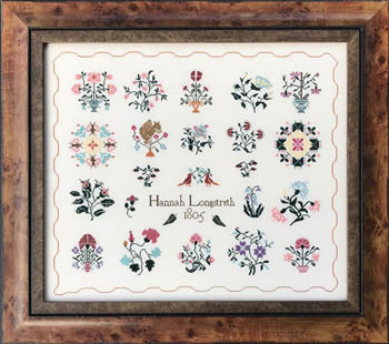 Hannah Longstreth 1805 - Cross Stitch Pattern