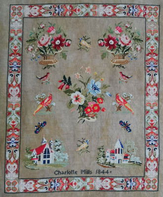 Charlotte Mills 1844 - Cross Stitch Pattern