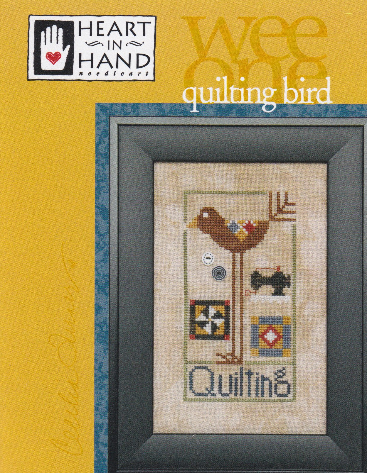 Quilting Bird - Wee One - Cross Stitch Pattern