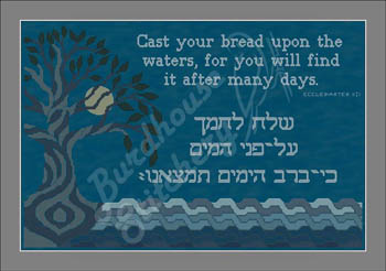Cast Your Bread Upon the Waters - Cross Stitch Pattern