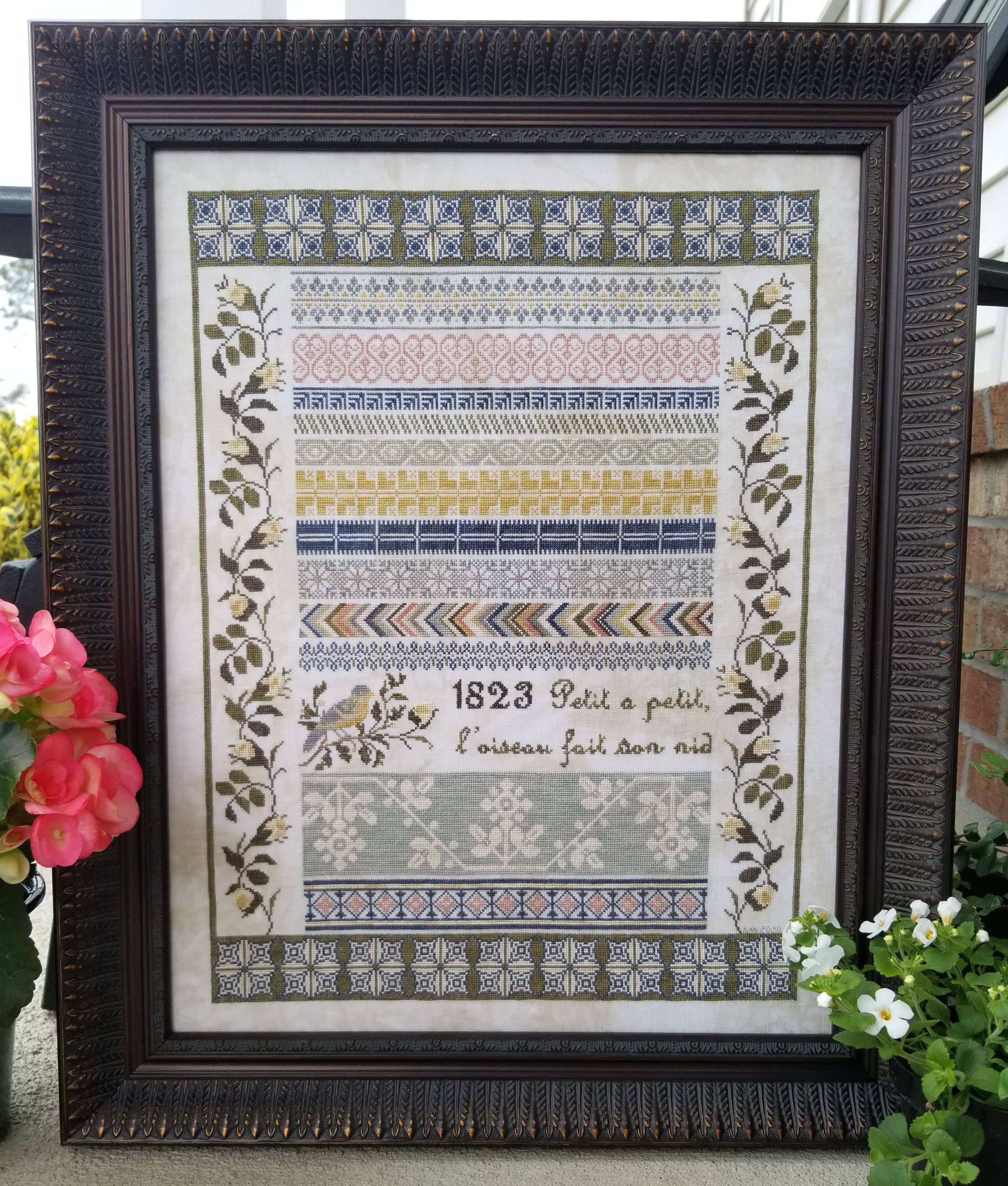 French Garden - Cross Stitch Pattern