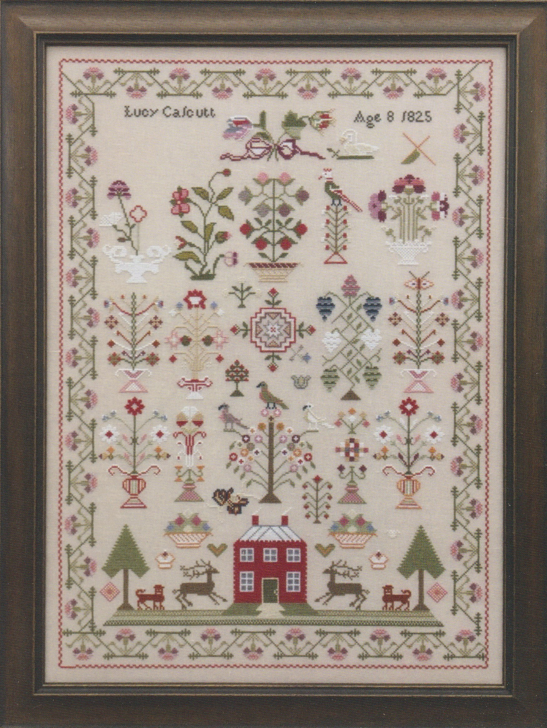 Miss Lucy Calcutt 1825 - Cross Stitch Pattern