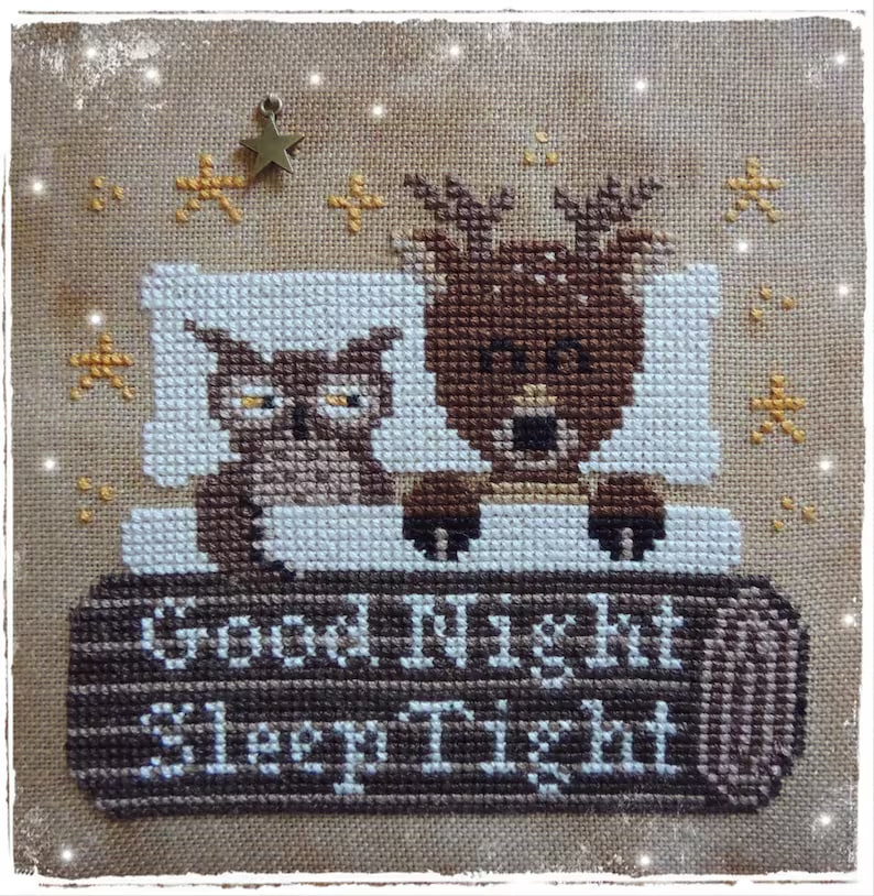 Good Night Sleep Tight - Cross Stitch Pattern
