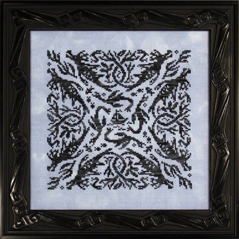 Elemental Dragons - Water - Cross Stitch Pattern