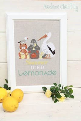 Summer Iced Lemonade - Cross Stitch Pattern