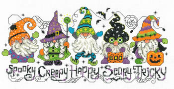 Halloween Gnomes - Cross Stitch Pattern