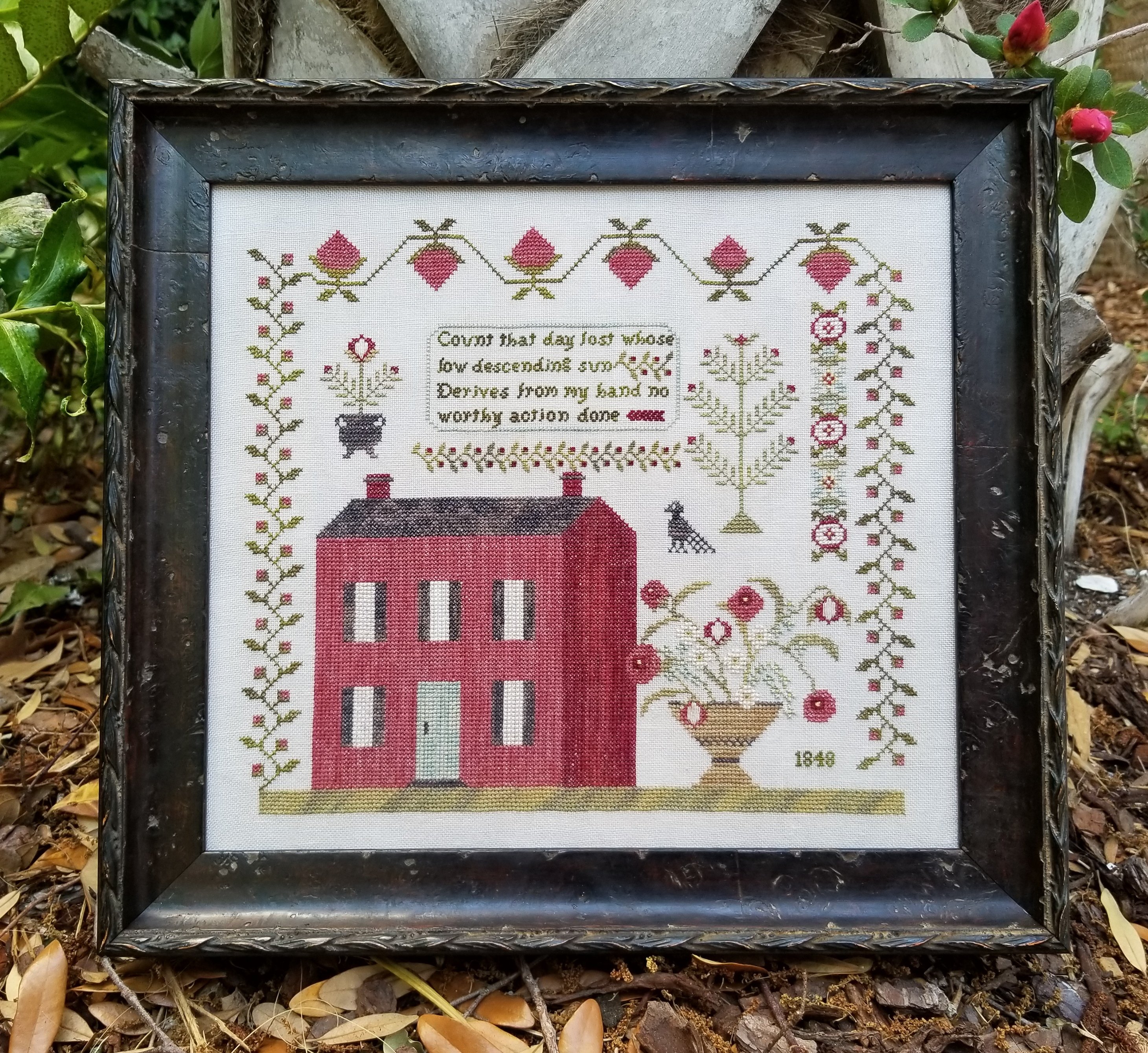 Descending Sun - Cross Stitch Pattern