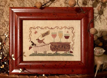 Delivering Wine Grapes - Cross Stitch Pattern