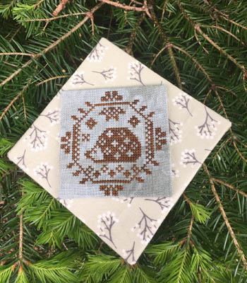 Quirky Quaker 2 - Hedgehog - Cross Stitch Pattern