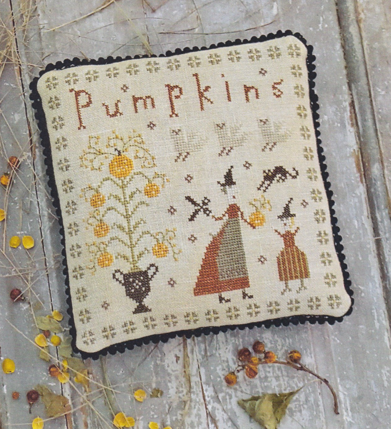 Fancey Blackett - the Perfect Pumpkin - Cross Stitch Pattern