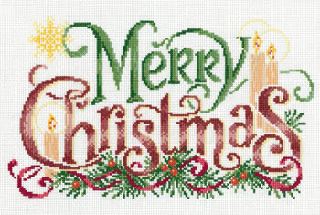 Elegant Christmas Greeting - Cross Stitch Pattern