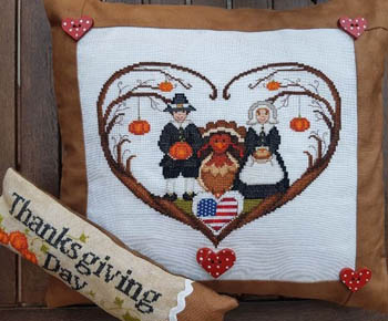 Cuori Di Thankgsiving Day - Cross Stitch Pattern