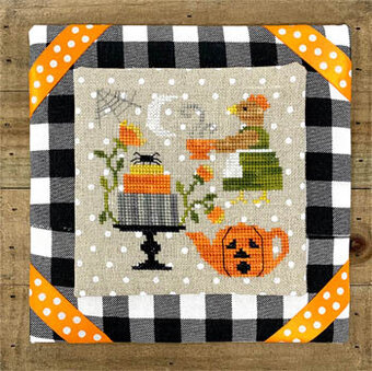 Hen's Halloween Tea - Cross Stitch Pattern