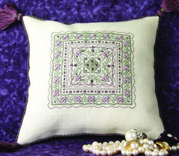 Sparkling Violets - Cross Stitch Pattern