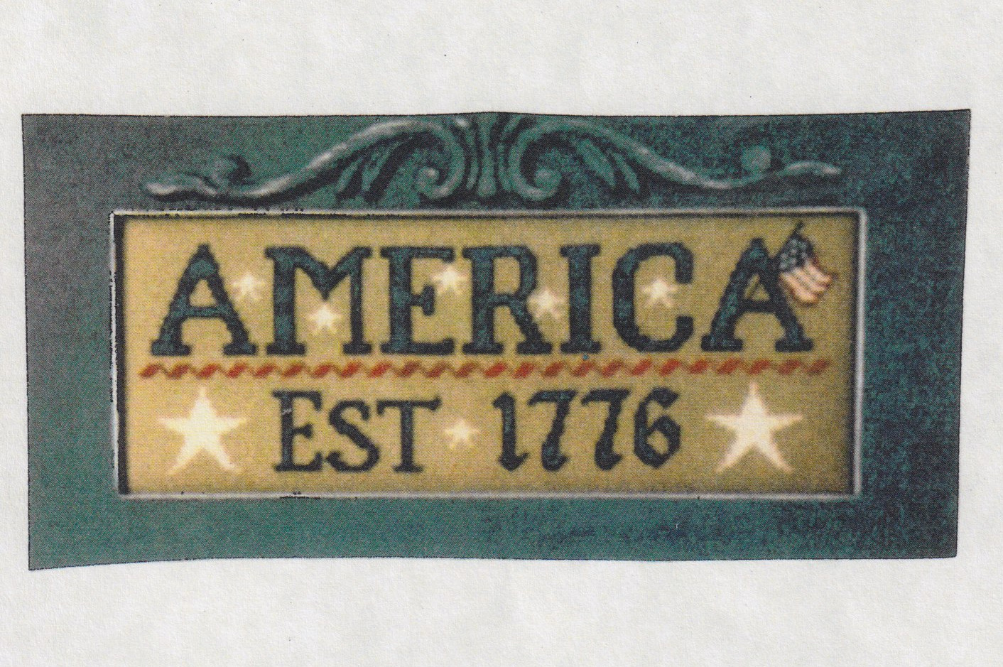 America 1776 - Cross Stitch Pattern