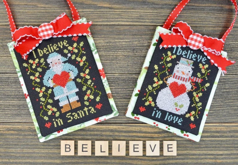 I Believe in Christmas - Cross Stitch Pattern