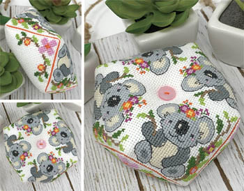 Koala Biscornu November - Cross Stitch Pattern