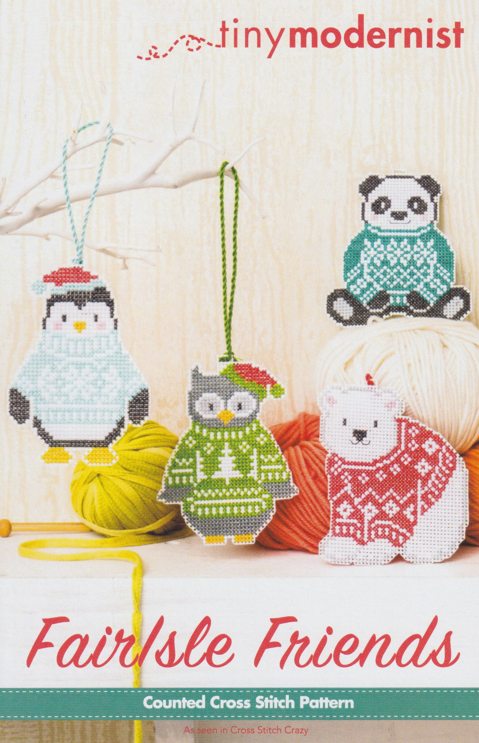 Fair Isle Friends - Cross Stitch Pattern