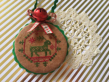 Quirky Quaker 5 - Reindeer - Cross Stitch Pattern