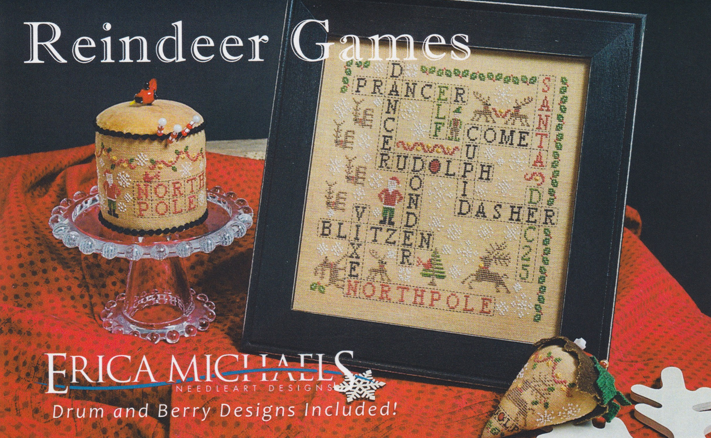 Reindeer Games - Cross Stitch Pattern