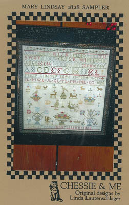 Mary Lindsay 1828 Sampler - Cross Stitch Pattern