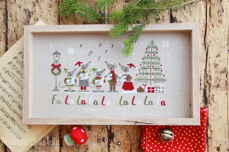 Fa La La - Cross Stitch Pattern