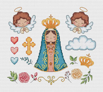 Nossa Senhora - Cross Stitch Pattern