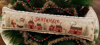 Santaville Cinnamon Stick Santa XXVIII - Cross Stitch Patte