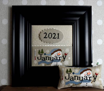 When I Think of January - Cross Stitch Pattern