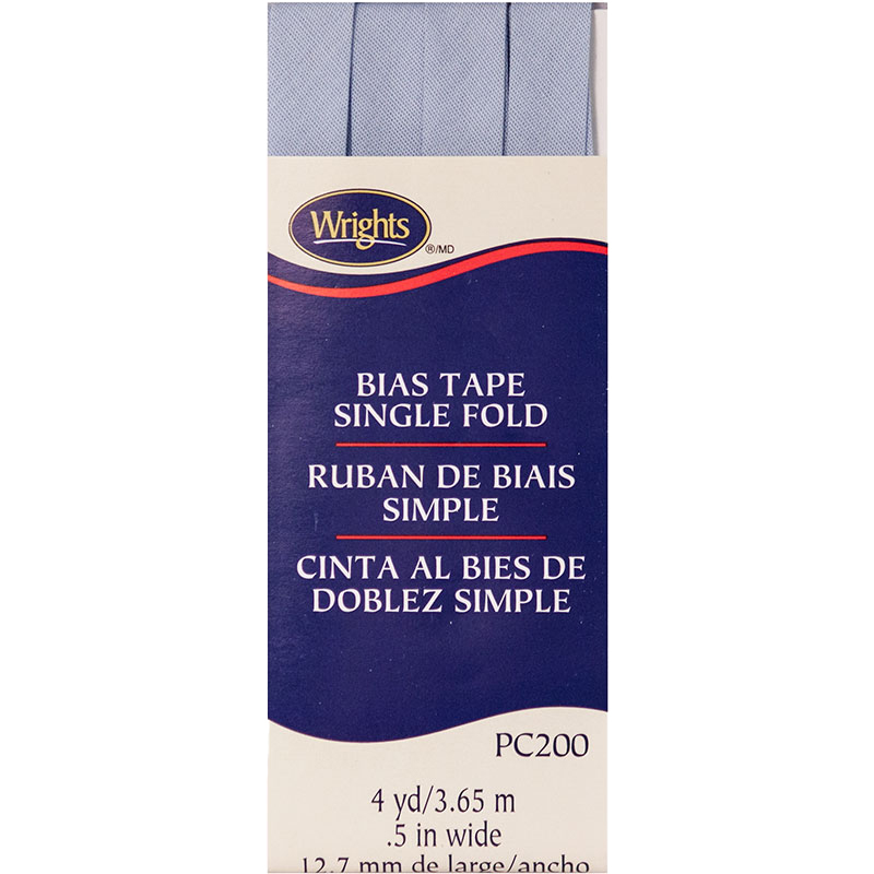 Bias Tape Single Fold Lt. Blue