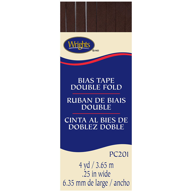 Bias Tape Double Fold Mocha