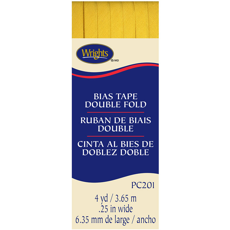 Bias Tape Double Fold Canary