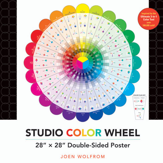 Studio Color Wheel 28"x28" Poster