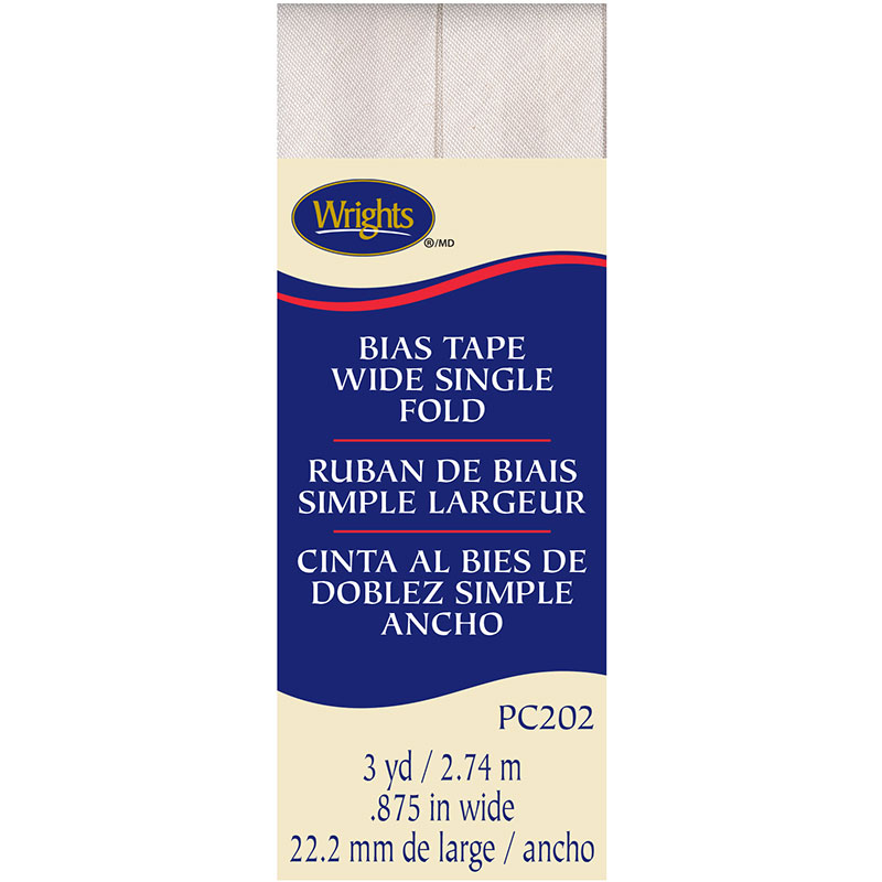 Bias Tape with Single Fold Oyster