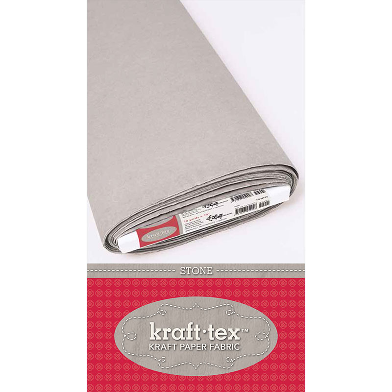 Kraft Tex Paper Fabric 19" Stone - Quilt Fabric