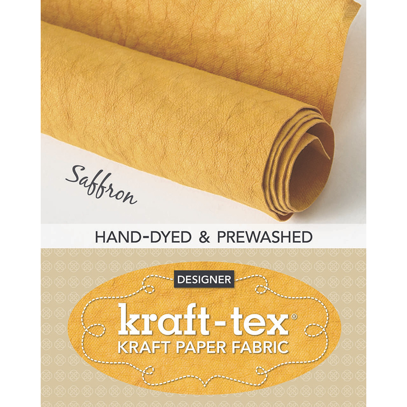 Kraft Tex Roll Hand Dyed Saffron