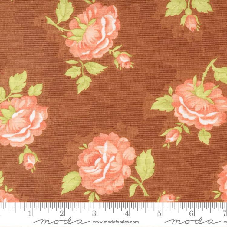 Cinnamon Cream Cinnamon - Harvest Rose - Quilt Fabric