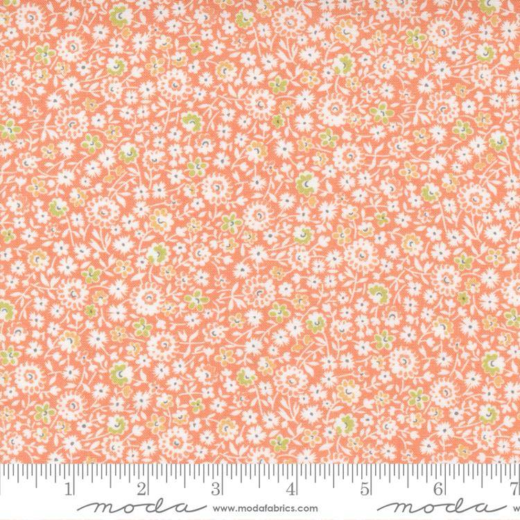 Cinnamon Cream Coral - Fall Medley - Quilt Fabric