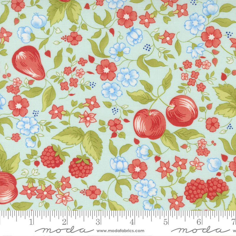 Fruit Cocktail Lakeside - Fruit Picnic Fruit - Quilt Fabric