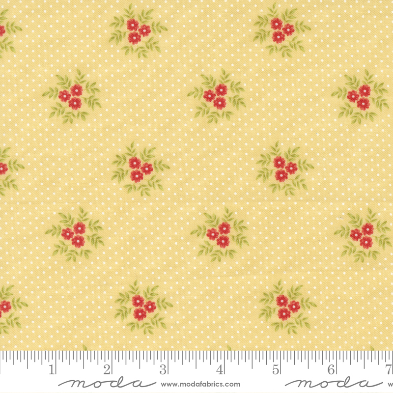 Fruit Cocktail Pineapple - Posey Blossoms - Quilt Fabric