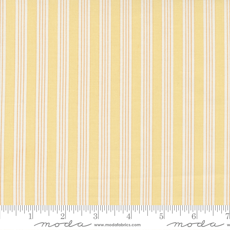 Fruit Cocktail Pineapple - Ticking - Quilt Fabric